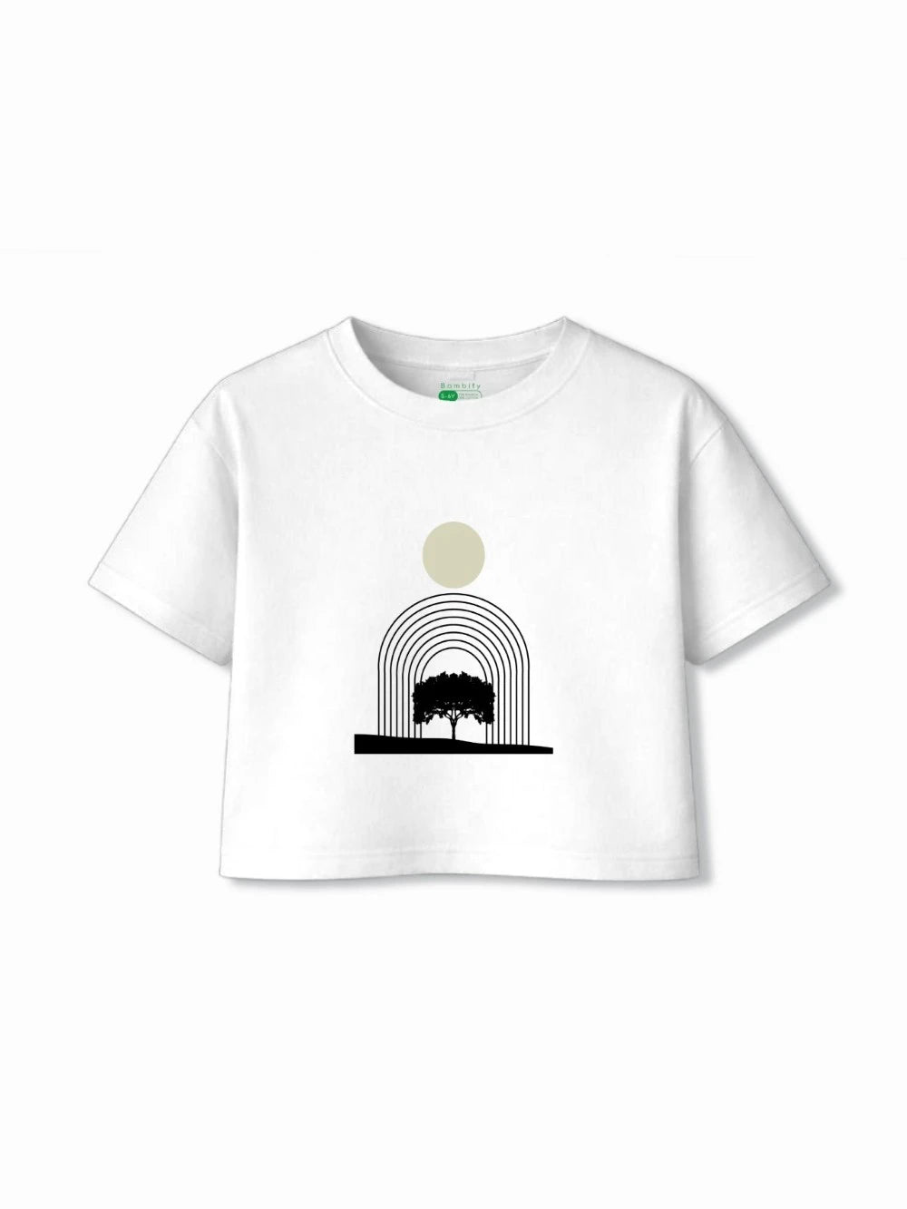Bambify Kids T-Shirt Set Art & Italy White & Beige 3-4 Years bamboo cotton kids clothing India