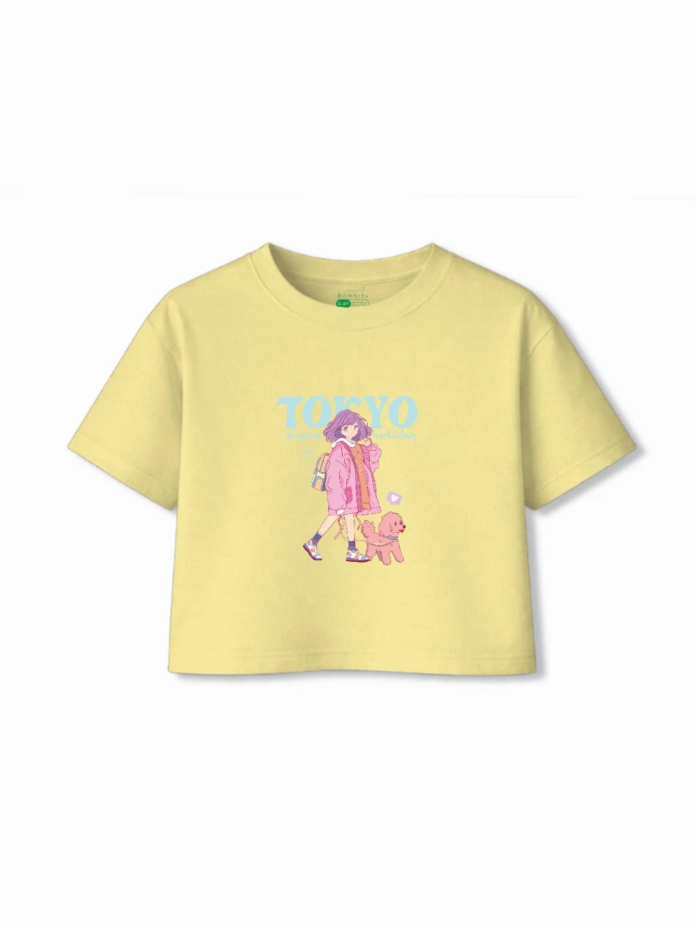 Bambify Kids T-Shirt Set Art & Tokyo Beige & Yellow 3-4 Years bamboo cotton kids clothing India