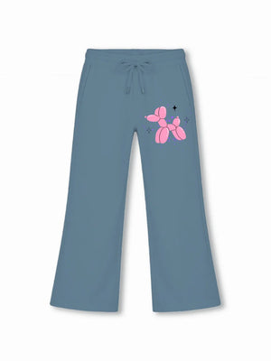 Tokyo Light Blue & Dusty Blue Girls Crop Set Size 7-8 Years Bamboo Cotton ‚ Bambify India