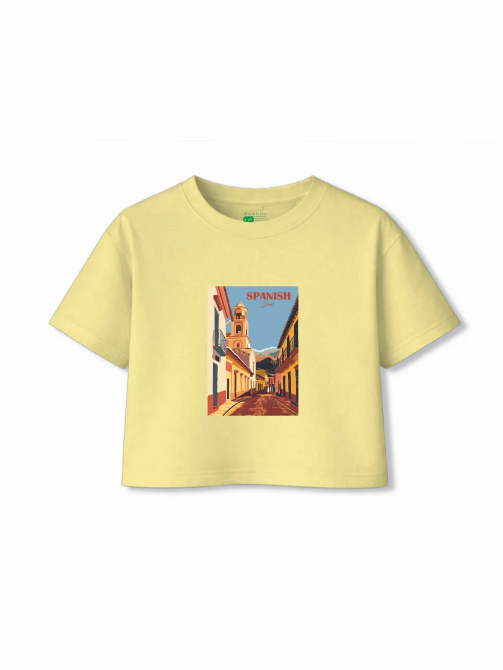 Bambify Kids T-Shirt Set Tokyo & Spanish Beige & Yellow 11-12 Years bamboo cotton kids clothing India