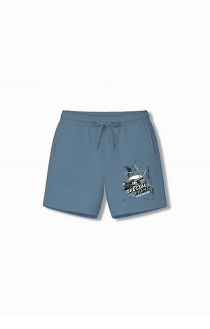 Bambify Kids Bottom 2 Piece Set Urban Style & Super Fast White & Dusty Blue 7-8 Years bamboo cotton kids clothing India