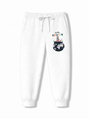 Bambify Kids Bottom 2 Piece Set London & F1 Racing White & Dusty Blue 3-4 Years bamboo cotton kids clothing India