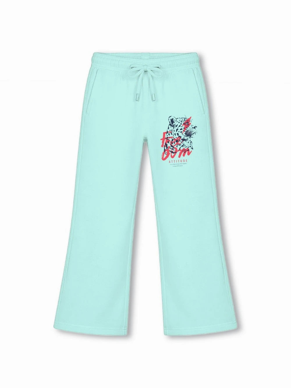 Bambify Kids Bottom 2 Piece Set F1 Racing & Cheetah Dusty Blue & Light Blue 3-4 Years bamboo cotton kids clothing India