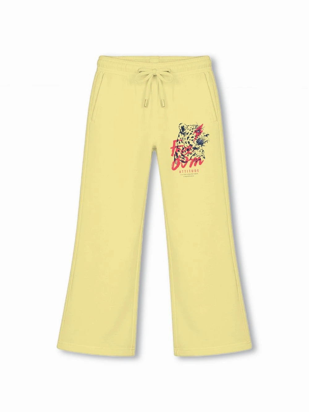 Bambify Kids Bottom 2 Piece Set F1 Racing & Cheetah Dusty Blue & Yellow 7-8 Years bamboo cotton kids clothing India
