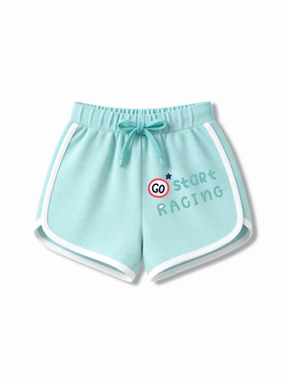 Bambify Kids Bottom 2 Piece Set F1 Racing & France Light Blue & White 11-12 Years bamboo cotton kids clothing India