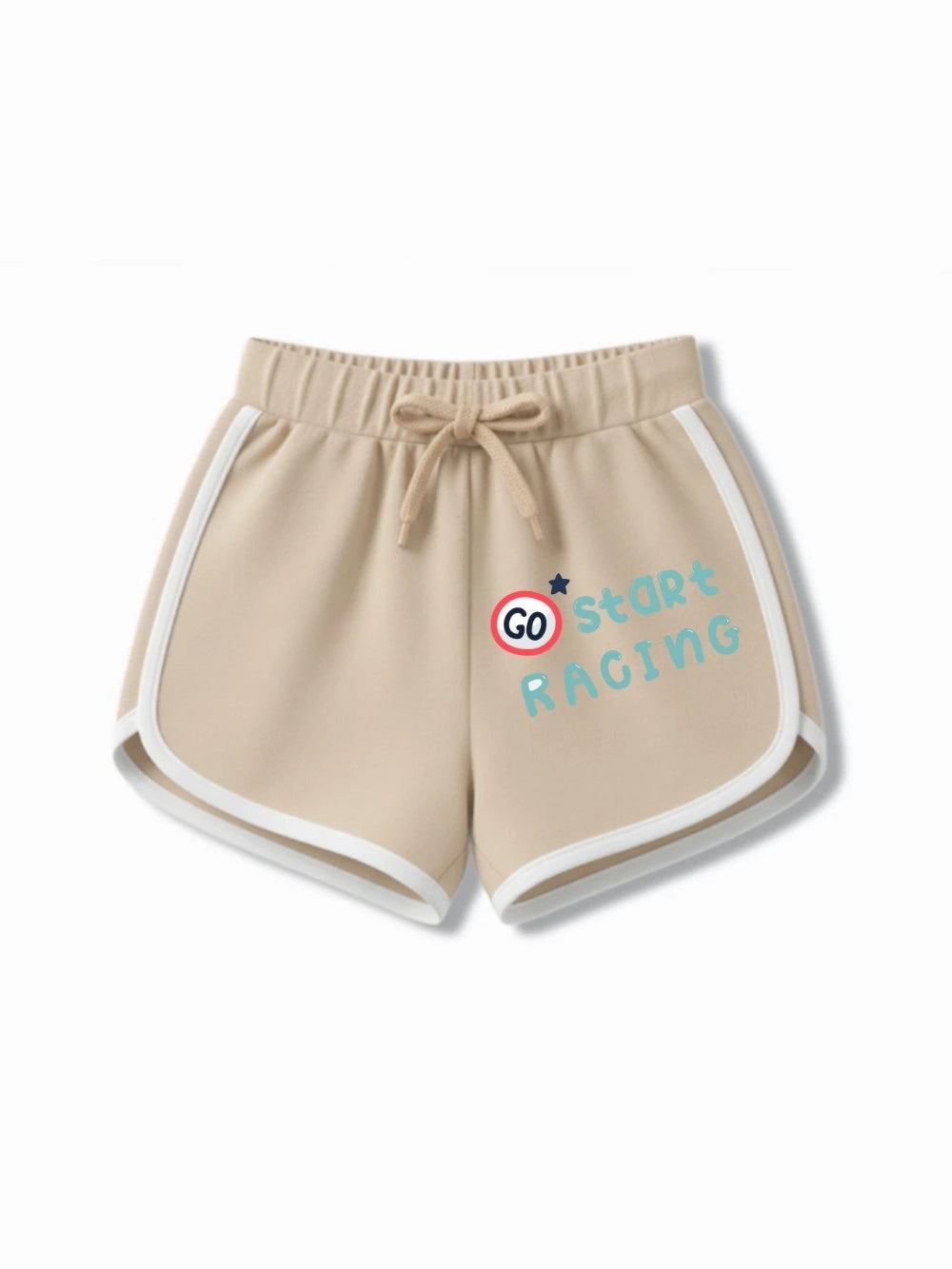 Bambify Kids Bottom 2 Piece Set F1 Racing & Cheetah Beige & Dusty Blue 5-6 Years bamboo cotton kids clothing India