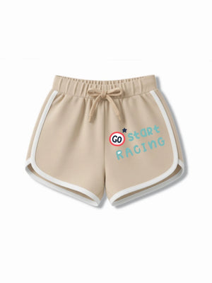 Bambify Kids Bottom 2 Piece Set F1 Racing & Cheetah Beige & Dusty Blue 5-6 Years bamboo cotton kids clothing India