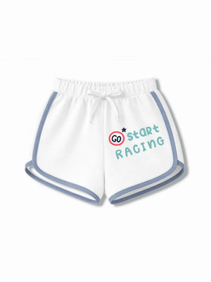 Bambify Kids Bottom 2 Piece Set F1 Racing & France White & Light Blue 5-6 Years bamboo cotton kids clothing India
