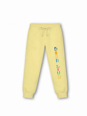 Bambify Kids Bottom 2 Piece Set Noise & Born to Ride Yellow & Light Blue 3-4 Years bamboo cotton kids clothing India