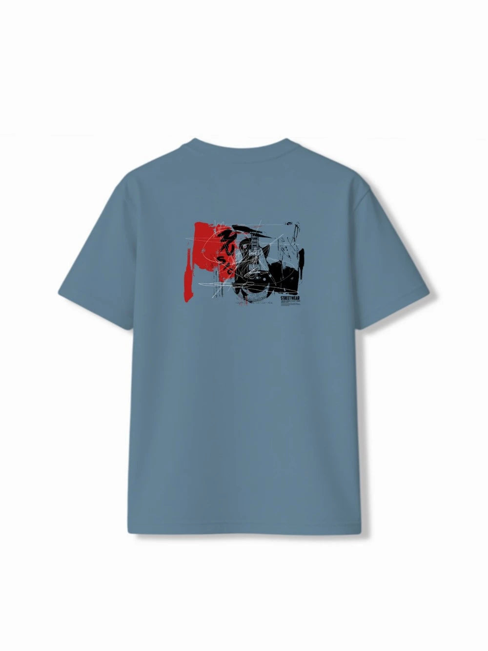 Bambify Kids T-Shirt Set F1 Racing & Taekwondo White & Dusty Blue 3-4 Years bamboo cotton kids clothing India