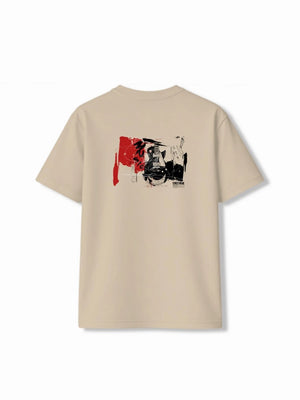 Bambify Kids T-Shirt Set Australia & Taekwondo White & Beige 3-4 Years bamboo cotton kids clothing India