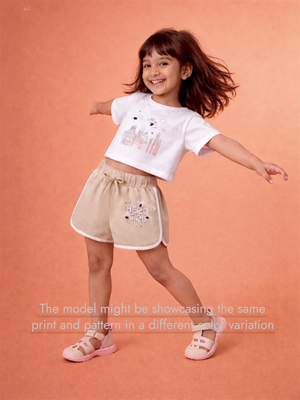 Bambify Girls All Climate Crop Set ‚ Super Girl Dusty Blue & Light Blue Bamboo Cotton Bambify India Dusty Blue 9-10 Years bamboo cotton kids clothing India