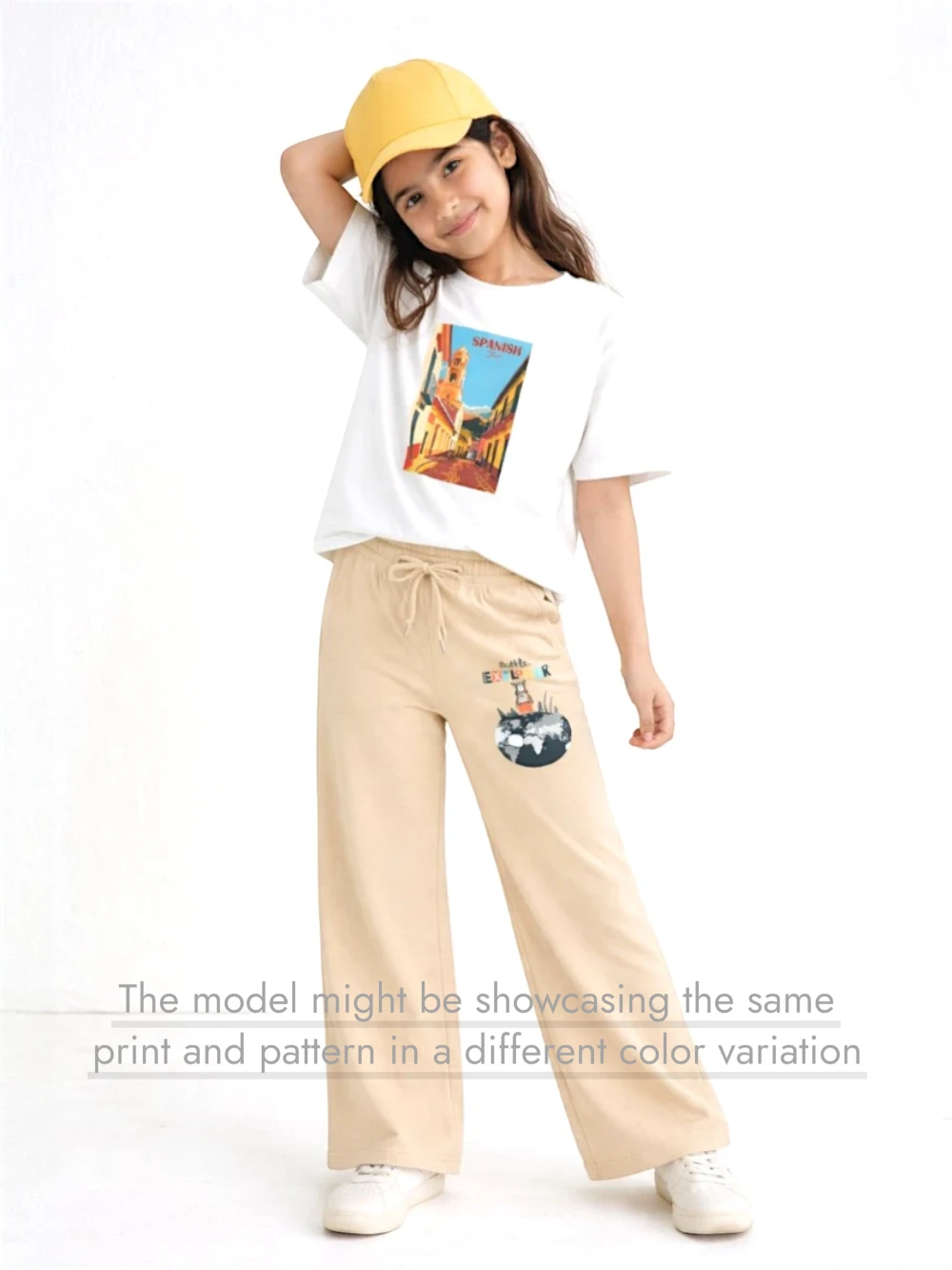 Bambify Girls All Climate Crop Set ‚ Spanish Light Blue & Dusty Blue Bamboo Cotton Bambify India Light Blue 9-10 Years bamboo cotton kids clothing India
