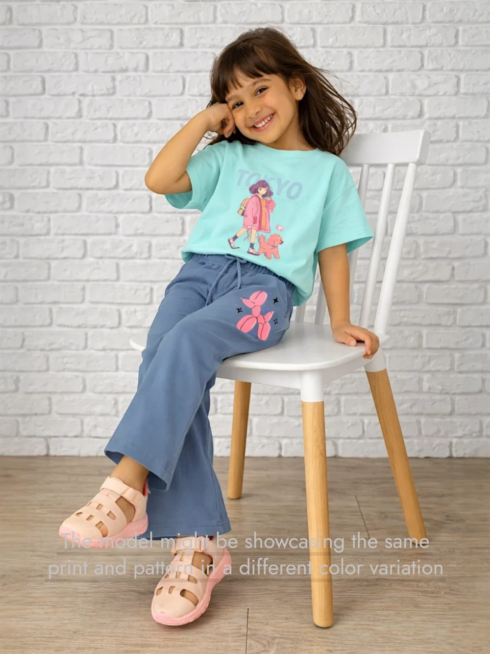 Bambify Premium Girls Crop Set Gift ‚ Tokyo White & Beige Bamboo Cotton Bambify India White 9-10 Years bamboo cotton kids clothing India